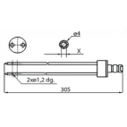 Fomaco 2xL305 Injector Needles